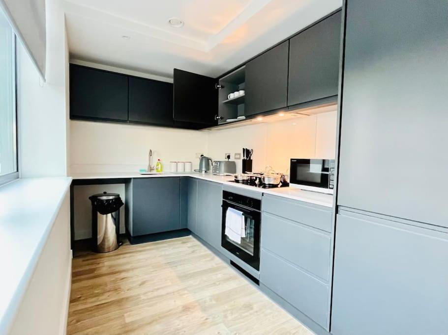 Modern One Bedroom Apartment Near Old Trafford Stadium Manchester Luaran gambar